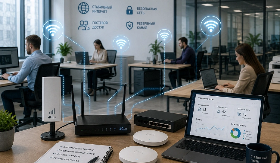 Как установить Wi-Fi в офисе и подключить интернет без лишних сложностей